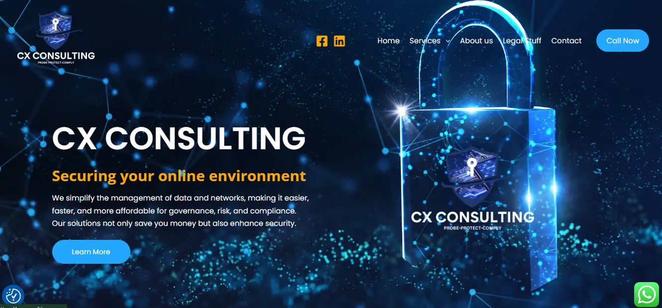 CX Consulting website